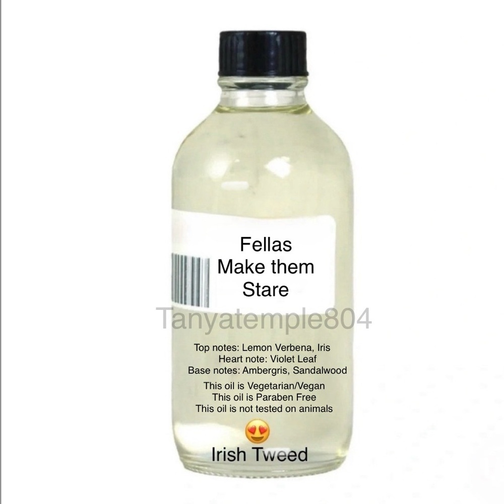 Green Tweed (M) Type Fragrance Oil 4 Oz Glass Refillable Bottle